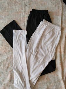 Comfortable Leggings - Black & White Set