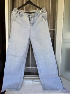 Light Wash Wide Leg Jeans