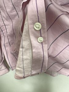 Men's Pink Striped Button-Down Shirt