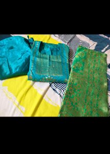 Festive Collection Silk Suit With Heavy Dupatta