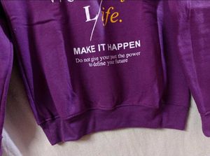 Purple Motivational Graphic Sweatshirt – Unisex