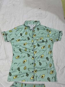 Cute Avocado Pajama Set