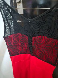 Lace Detail Party Dress
