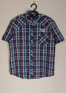 Men's Plaid Short Sleeve Shirt