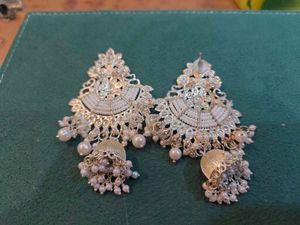 Exquisite Pearl &amp; Stone Earrings