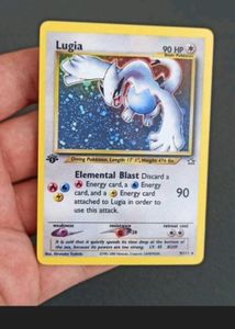 Vintage Lugia Pokemon Card