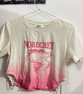Cute Pink Ombre Graphic Tee