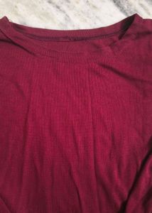 Maroon Long Sleeve T-Shirt