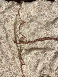 Lace Trimmed Crop Top