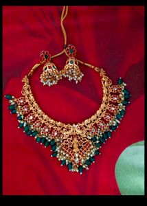 Green Pearl Sealed New Jewellery Set