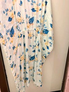 Flowy Floral Kaftan Dress