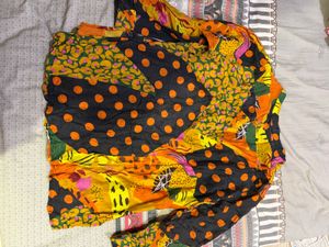 Boho Patchwork Print Blouse