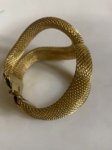 Vintage Gold Mesh Bracelet