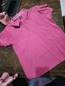 Sale!! women's Pink Polo T-Shirt