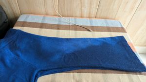 Cozy Blue Turtleneck Top