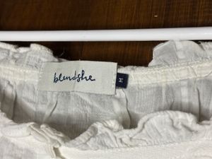 White Puff Sleeve Square Neck Top