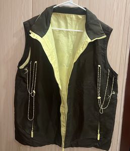 Reversible Vintage Olive Green Vest