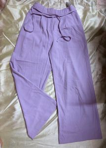 Lavender Wide-Leg Trouser