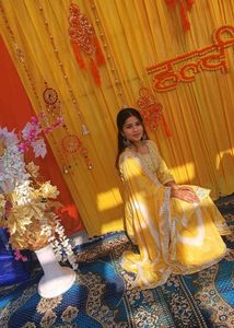 Yellow  sharara Set