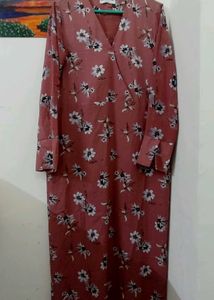 Floral Print Wrap Dress
