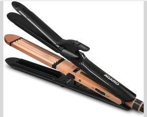 3-in-1 Hair Styler: Straightener, Curler &amp; Crimper