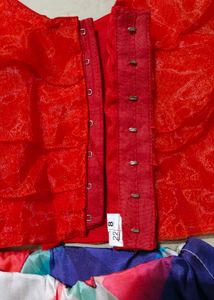 Frill Red Top &amp; Skirt Set