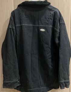Black Sherpa Collar Jacket