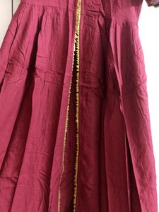 Max Festive Marroon kurti
