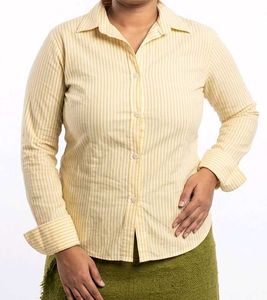 Classic Striped Button-Up Shirt