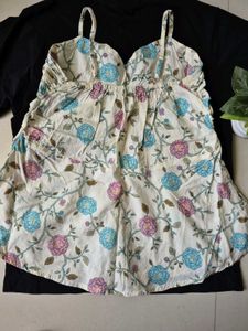 Chic Floral Print Camisole Top