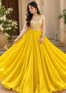 Stunning Yellow Lehenga Choli