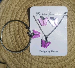 Charming Butterfly Jewelry Set
