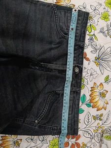 Distressed Grey Denim Jeans
