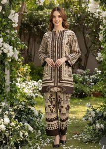 Elegant Printed Kurta &amp; Palazzo Set
