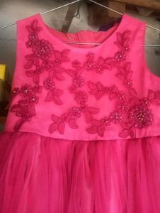 Beautiful Pink Embellished Gown