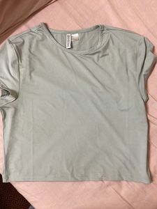 H&M TURQUOISE TOP