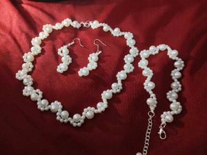 🤍 Handmade Pearl jewellery