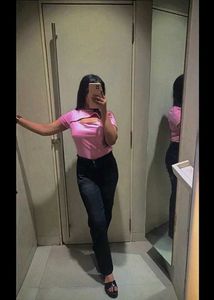 Trendy Pink Cutout T-Shirt