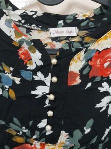 Floral Print Kurta