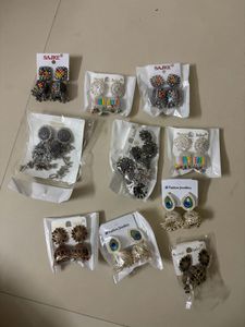 Assorted Ethnic Jhumka Earrings Set
