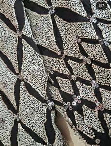 Sparkly Black &amp; White Maxi Dress