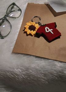 Handmade Crochet Keychain Set