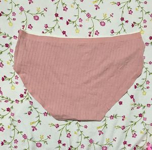 Pink Ribbed Briefs