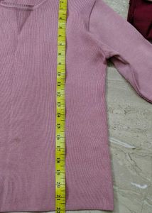 Pink Pullover Sweater
