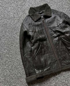 Men's Brown Original Leather Shearling Jacket