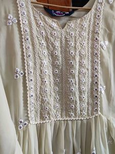 Elegant Threadwork Gown