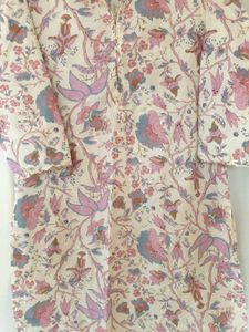 Off White Kurta Top