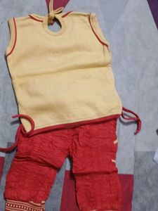 Cute Red Baby Outfit