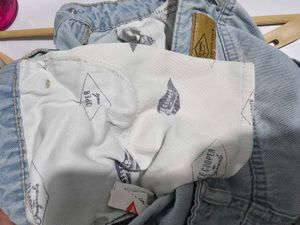 Orginial Lee Cooper Ripped Wide Leg Jea