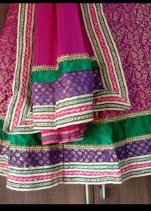 Brocade Lehenga With Dupatta